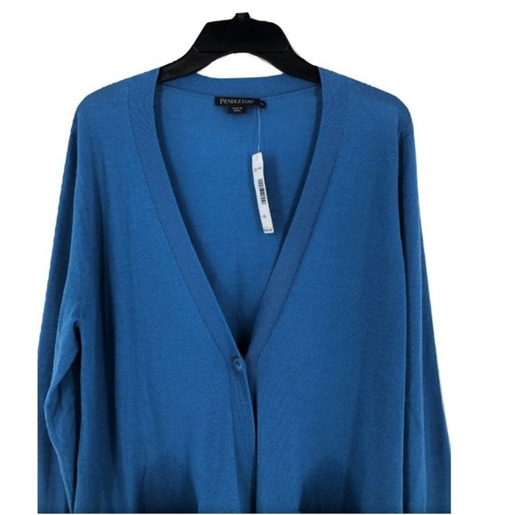 NEW Pendleton Wool/Cashmere Cardigan XL - Picture 3 of 3